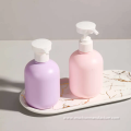 PET empty plastic transparent shampoo bottles